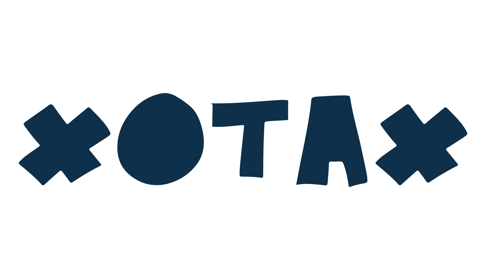 Xotax, fancy cartoon decorative font preview