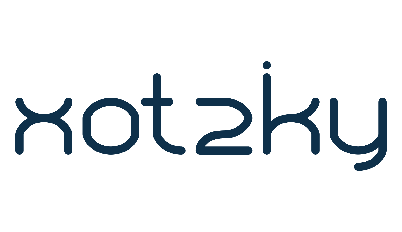Xotzky, fancy various techno sci-fi font preview