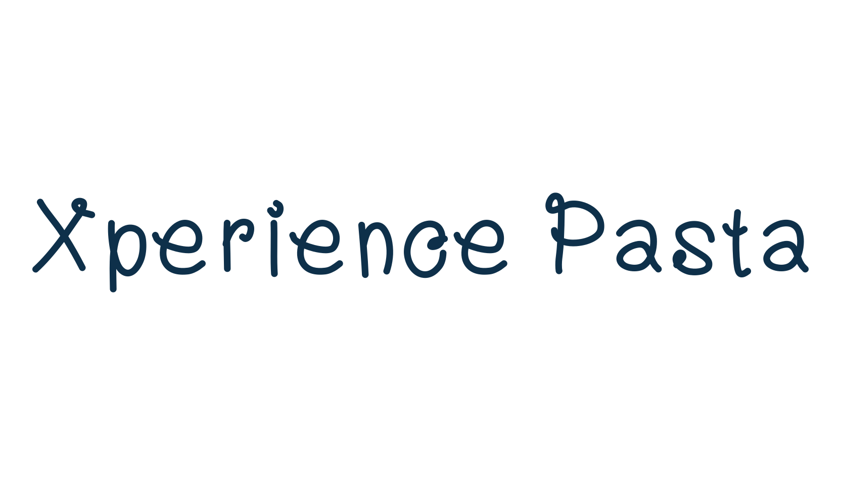 Xperience Pasta, fancy various decorative script calligraphy font preview