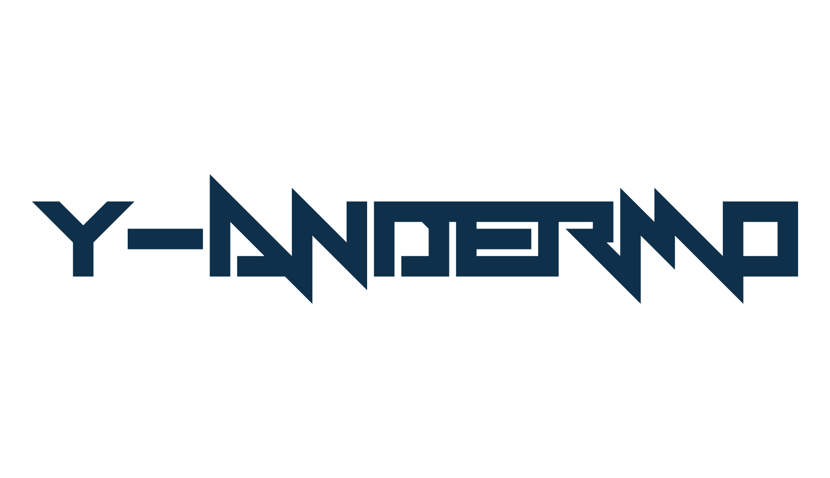 Y-Andermo, fancy various techno sci-fi font preview