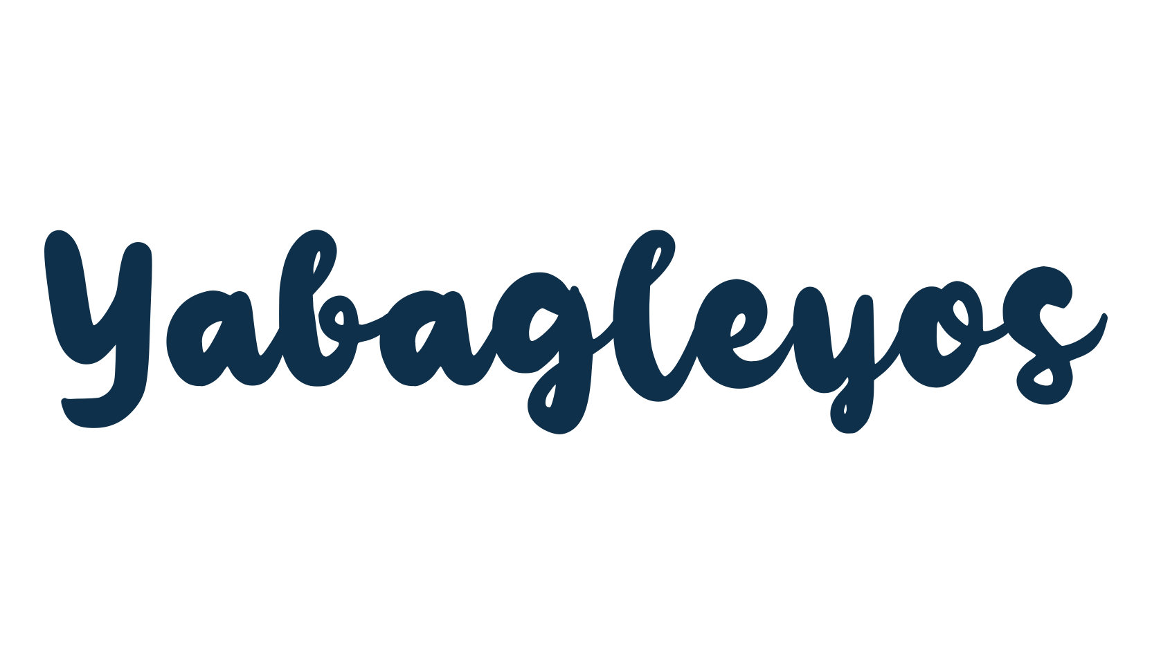 Yabagleyos, fancy various decorative script calligraphy font preview