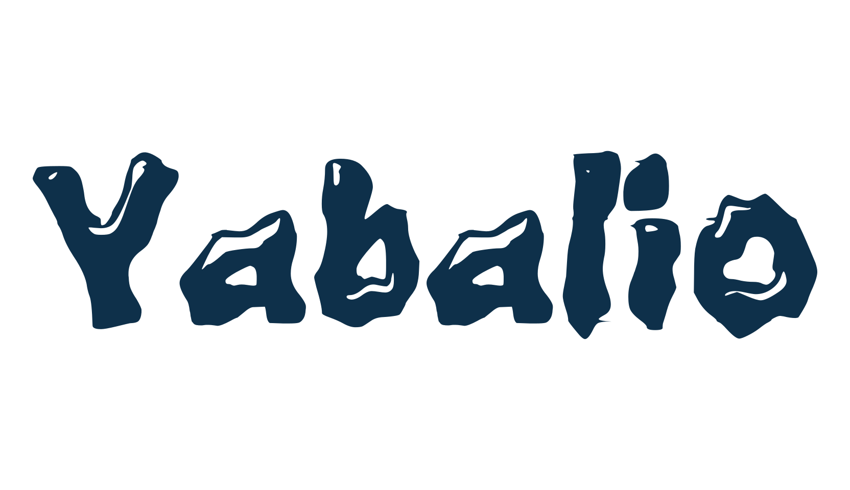 Yabalio, fancy fire, ice decorative font preview