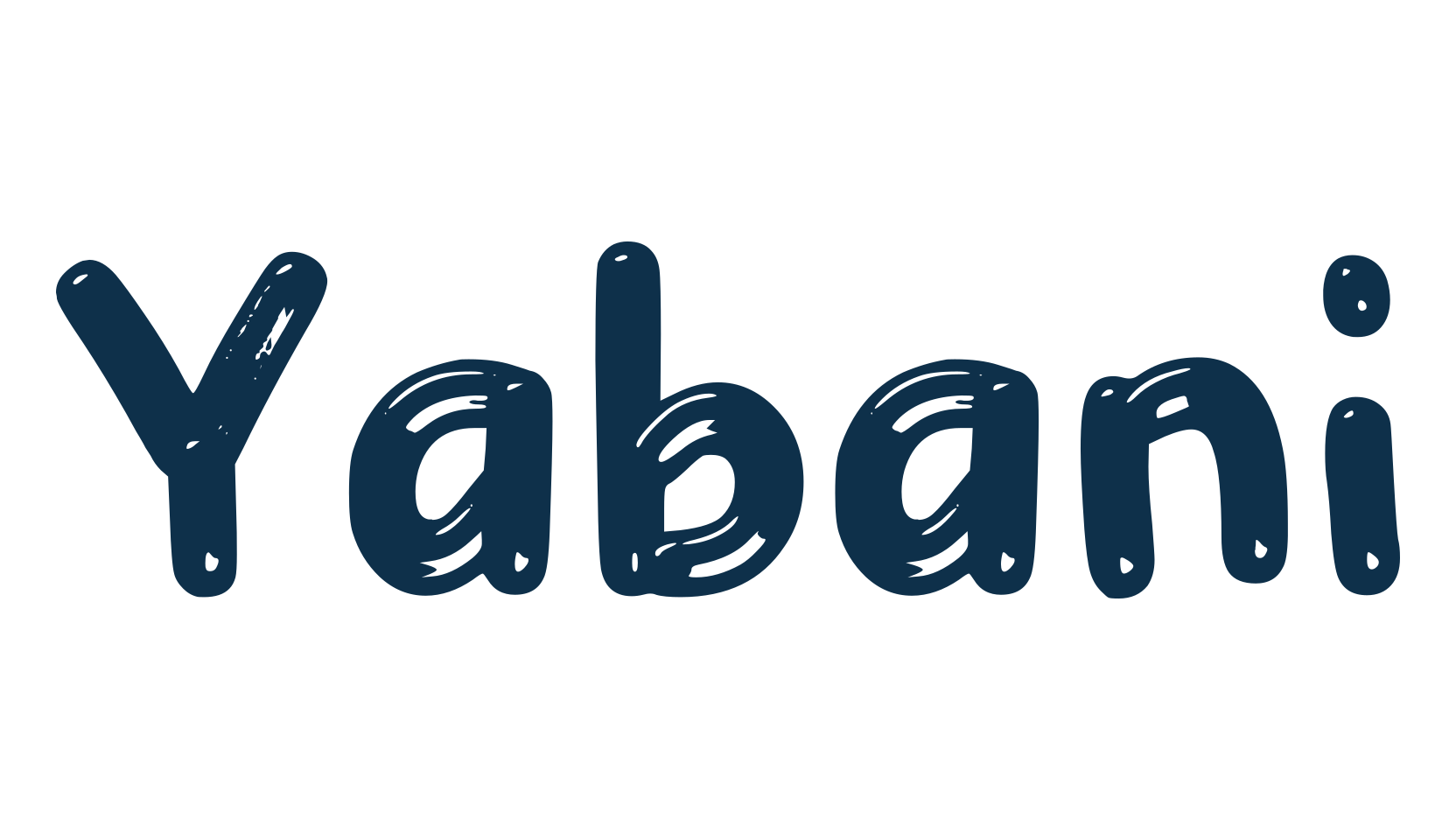 Yabani, cartoon font preview