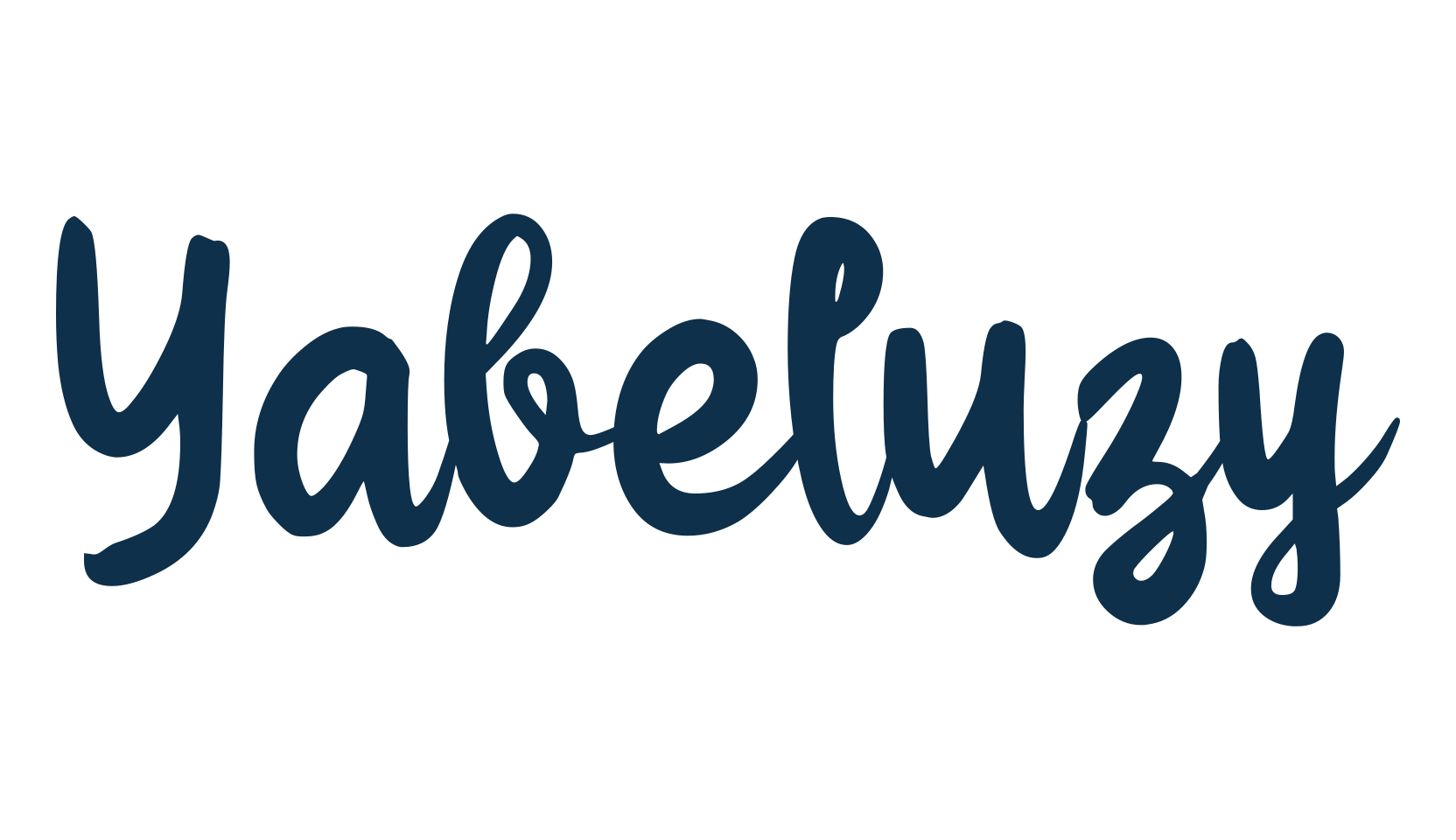 Yabeluzy, various font preview