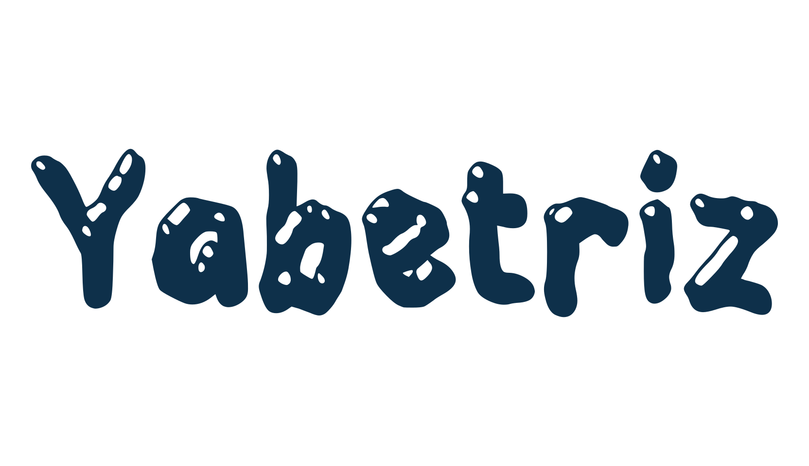Yabetriz, fancy fire, ice decorative font preview