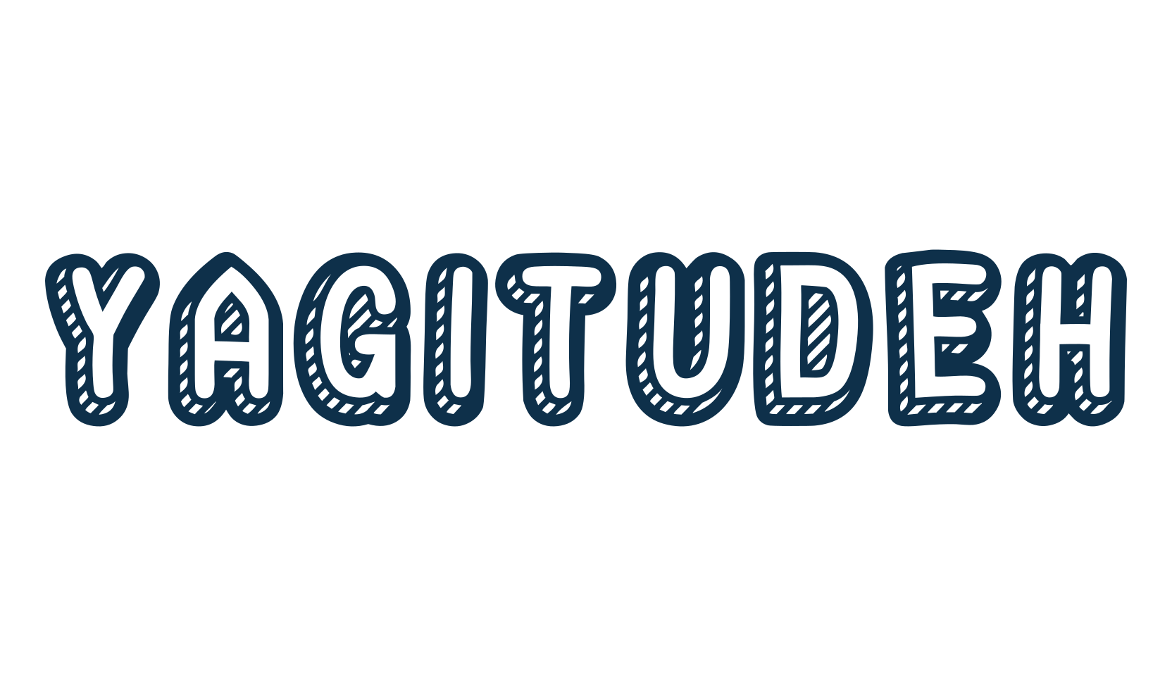 Yagitudeh, fancy cartoon decorative font preview
