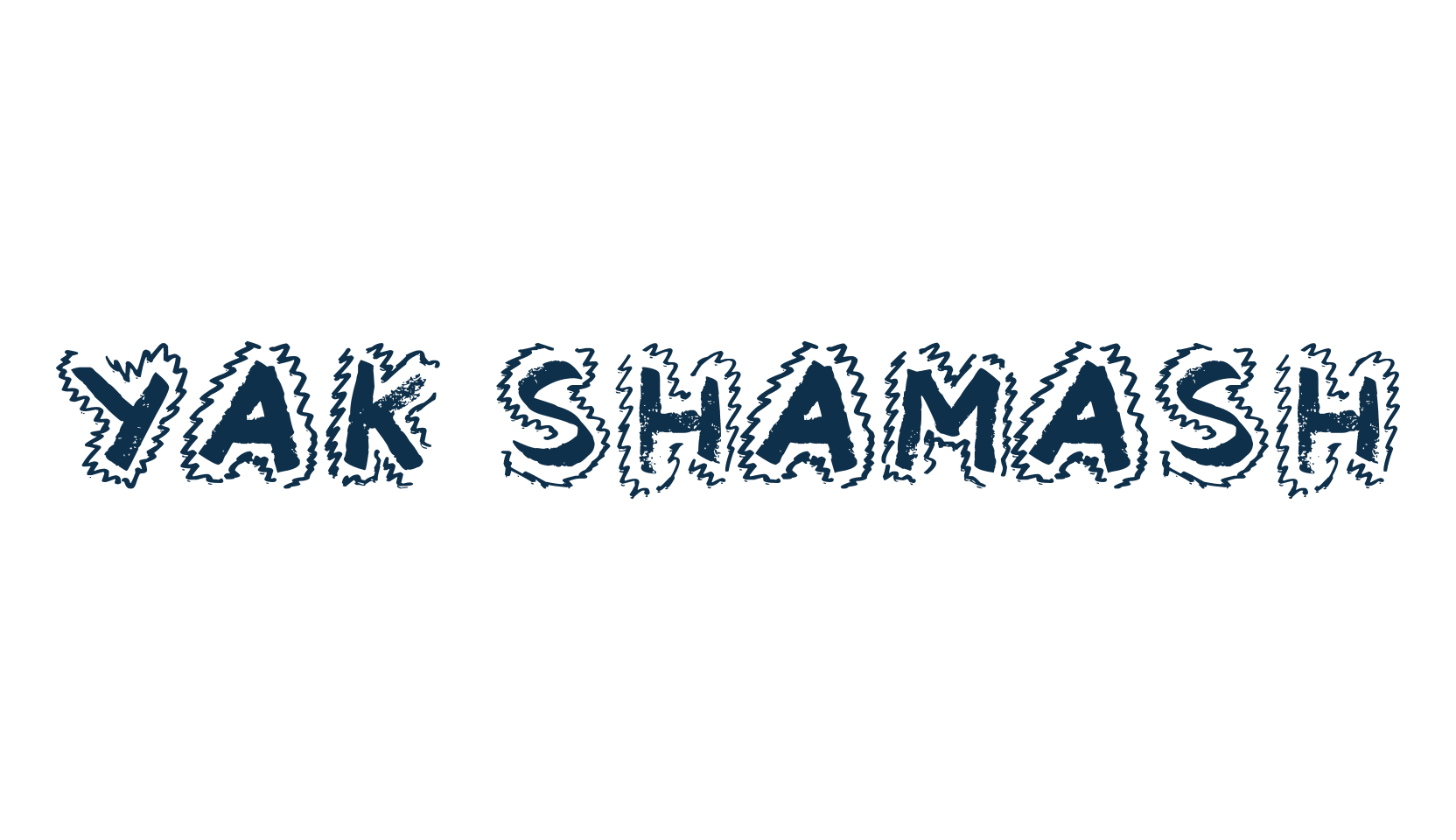 Yak Shamash, fancy cartoon decorative comic font preview