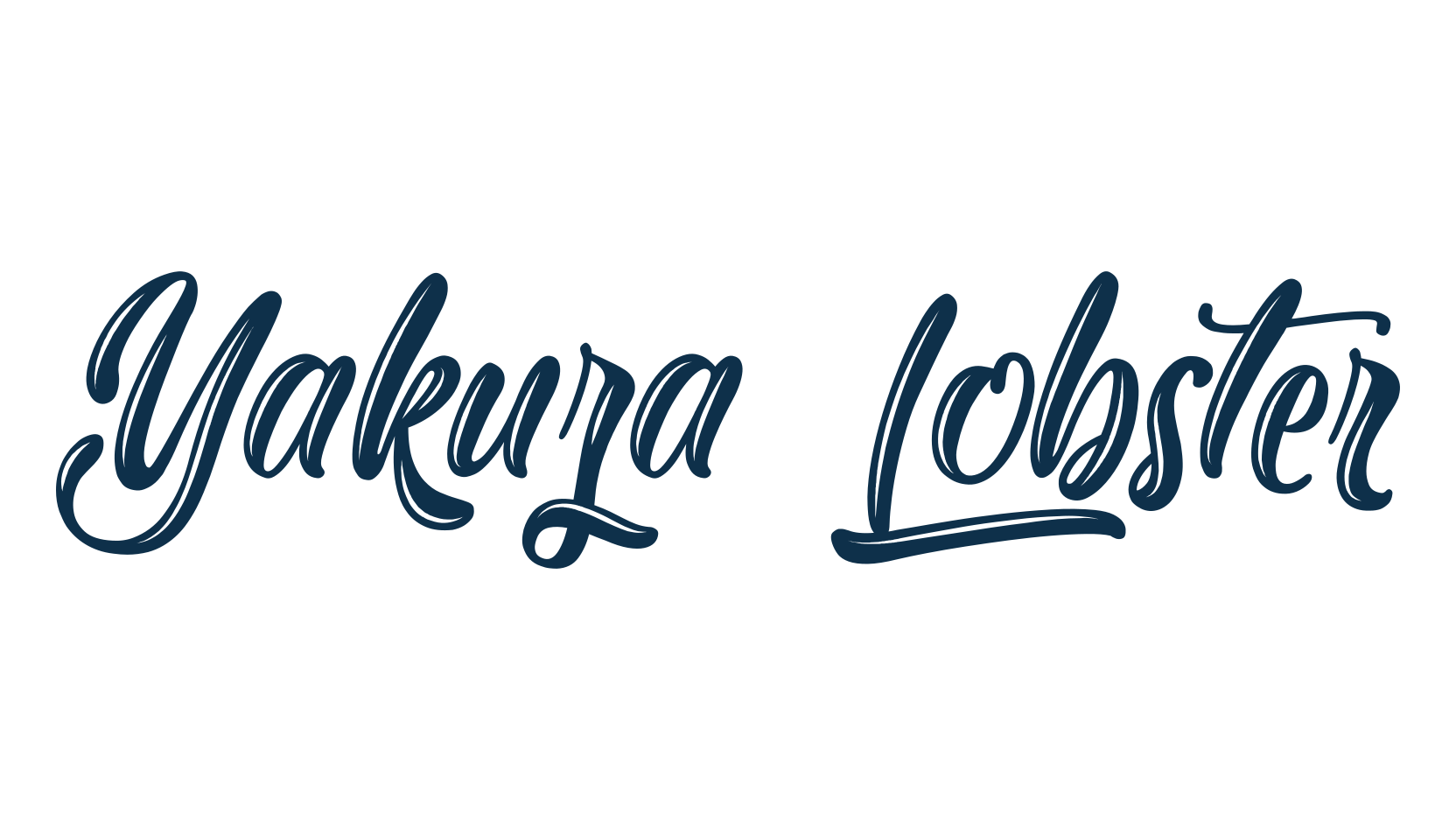 Yakuza Lobster, fancy various decorative script calligraphy font preview