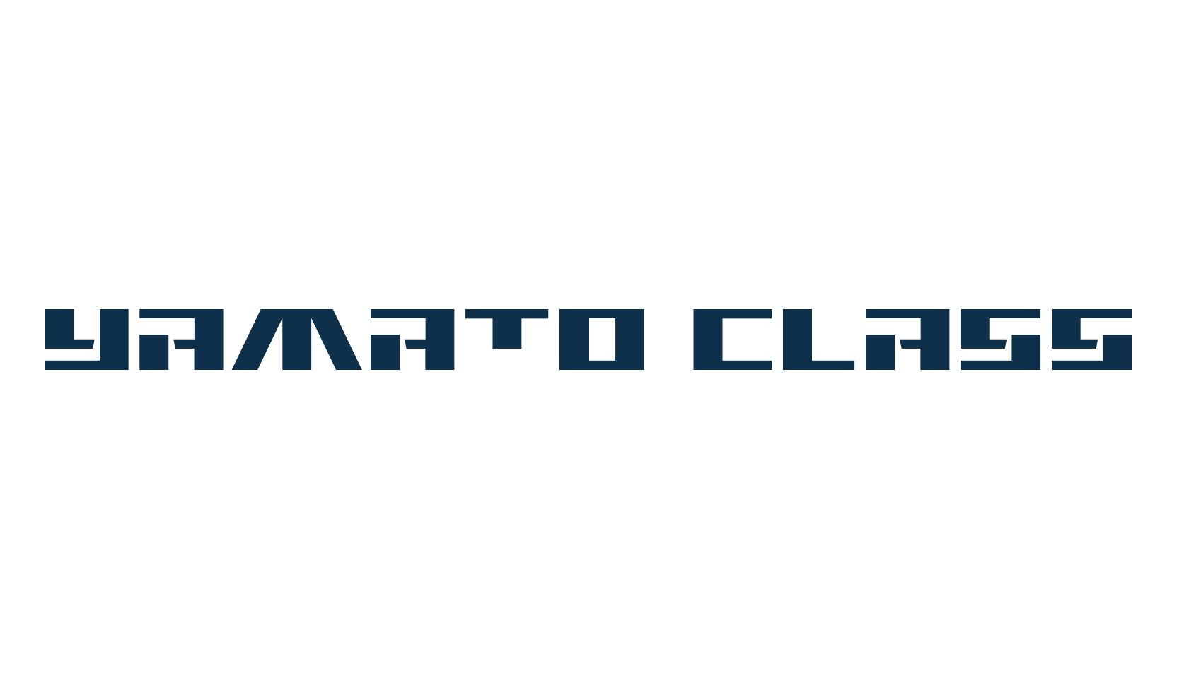 Yamato Class, square font preview