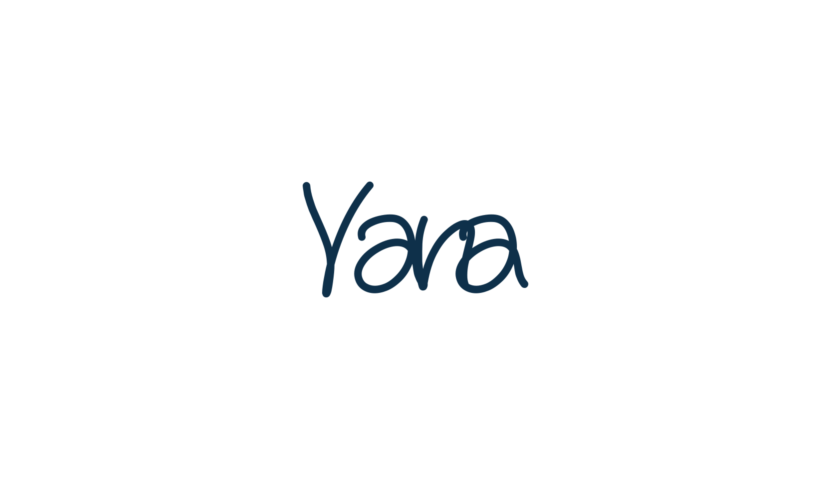 Yana, handwriting font preview