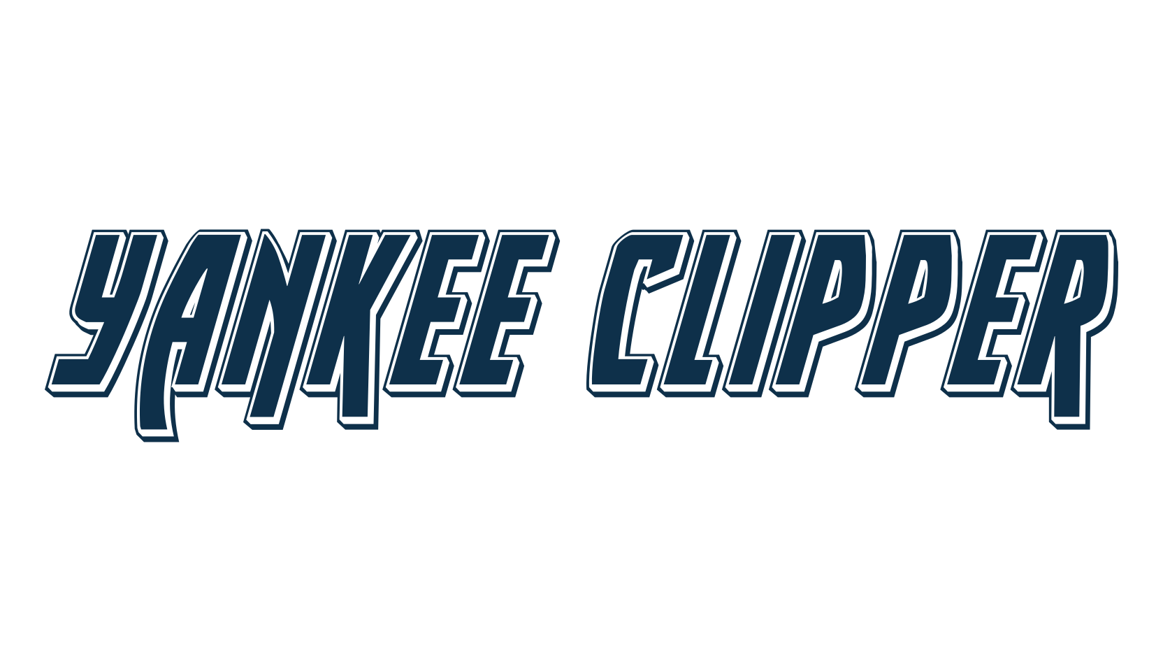 Yankee Clipper, fancy various decorative font preview