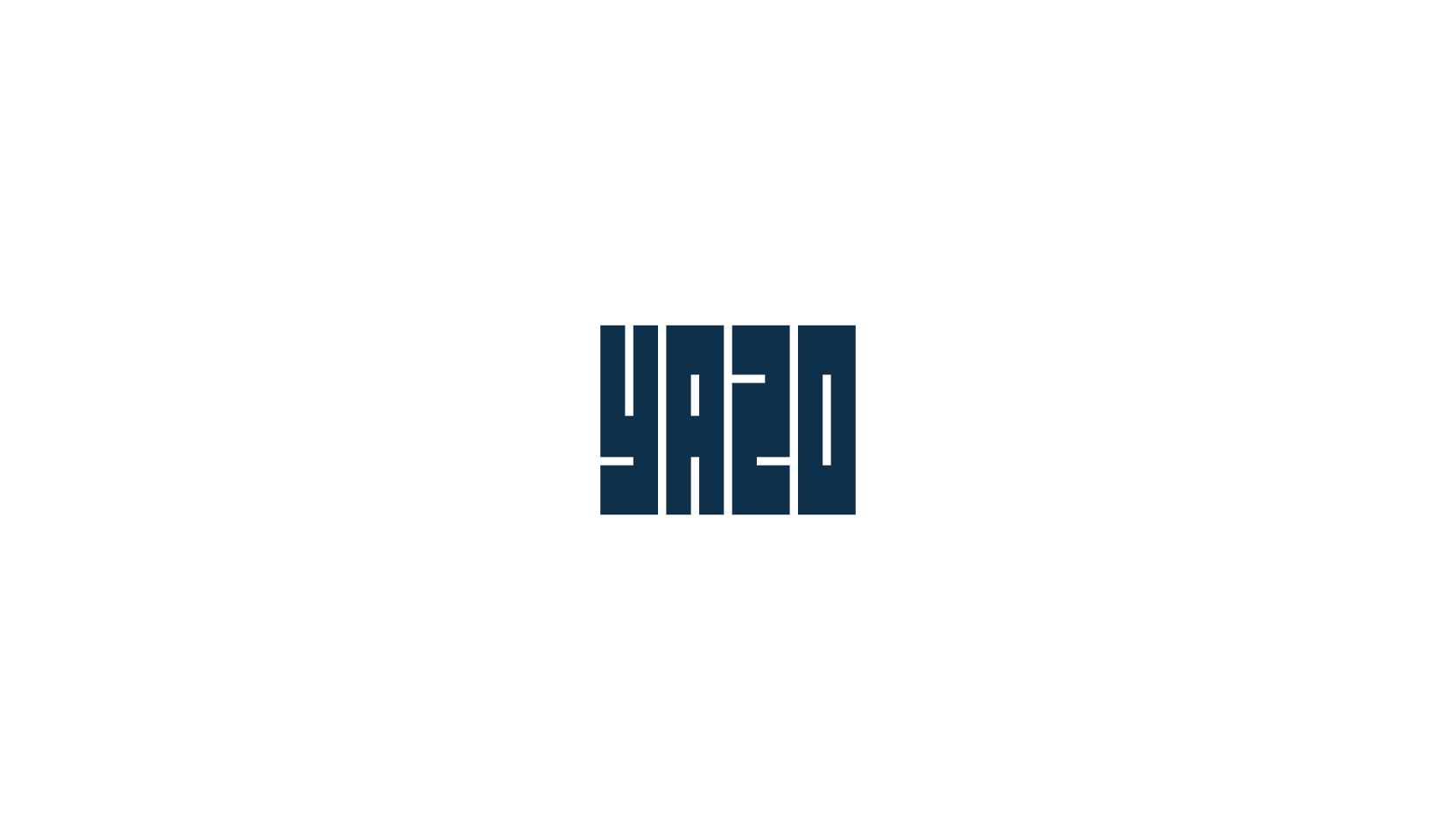 Yazo, square font preview
