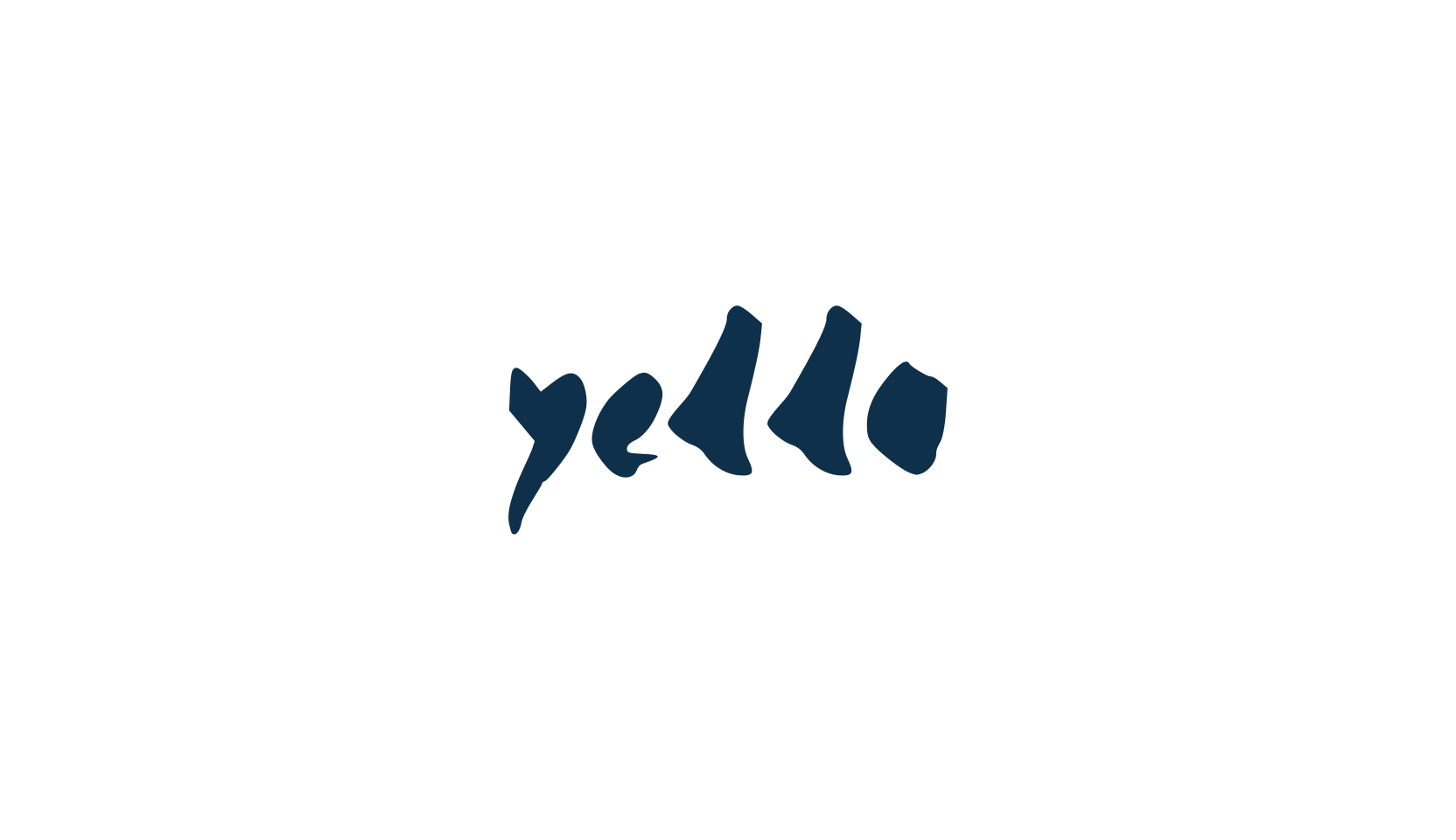 Yello, script brush fancy decorative calligraphy font preview
