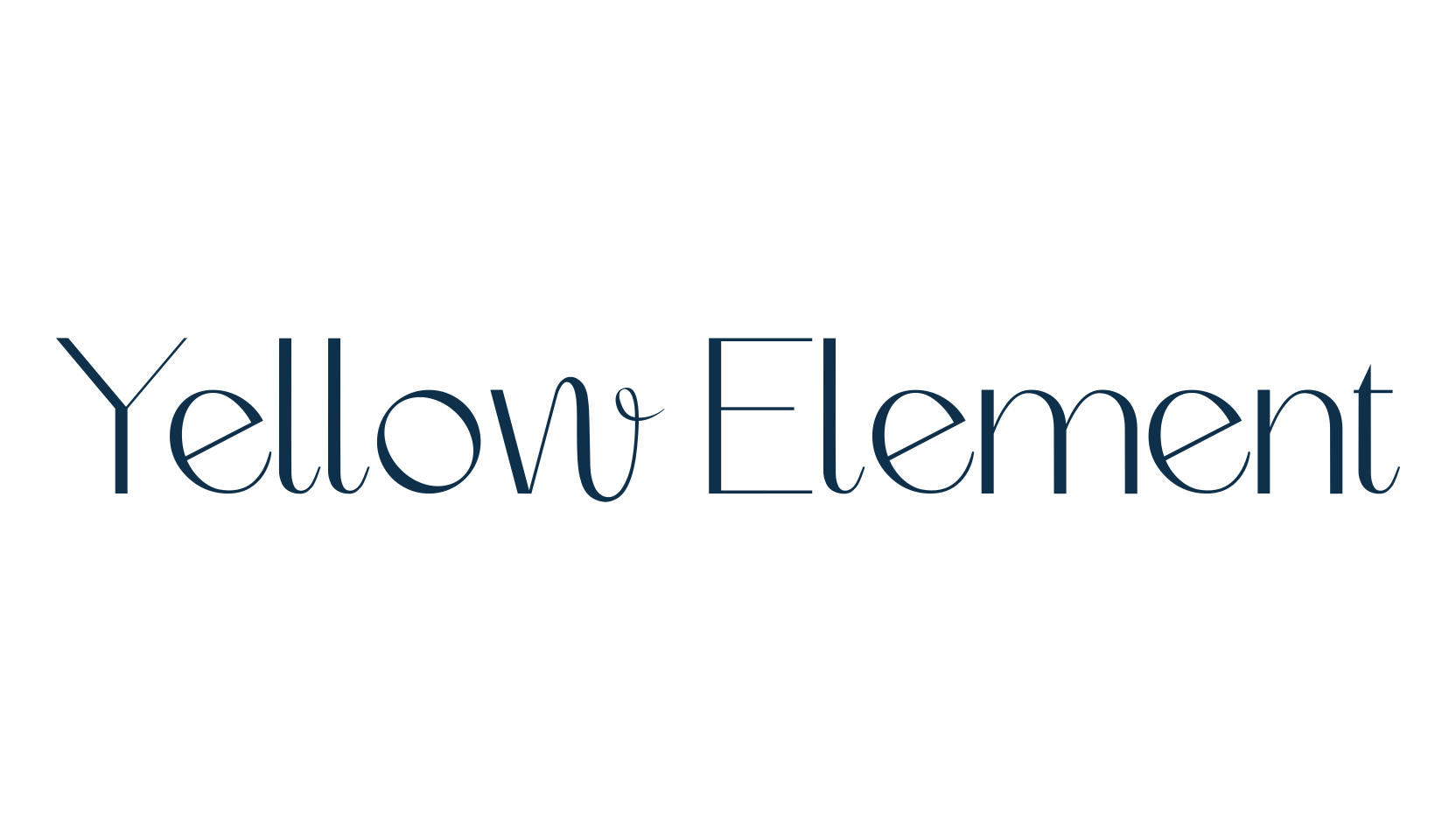 Yellow Element, basic sans serif font preview