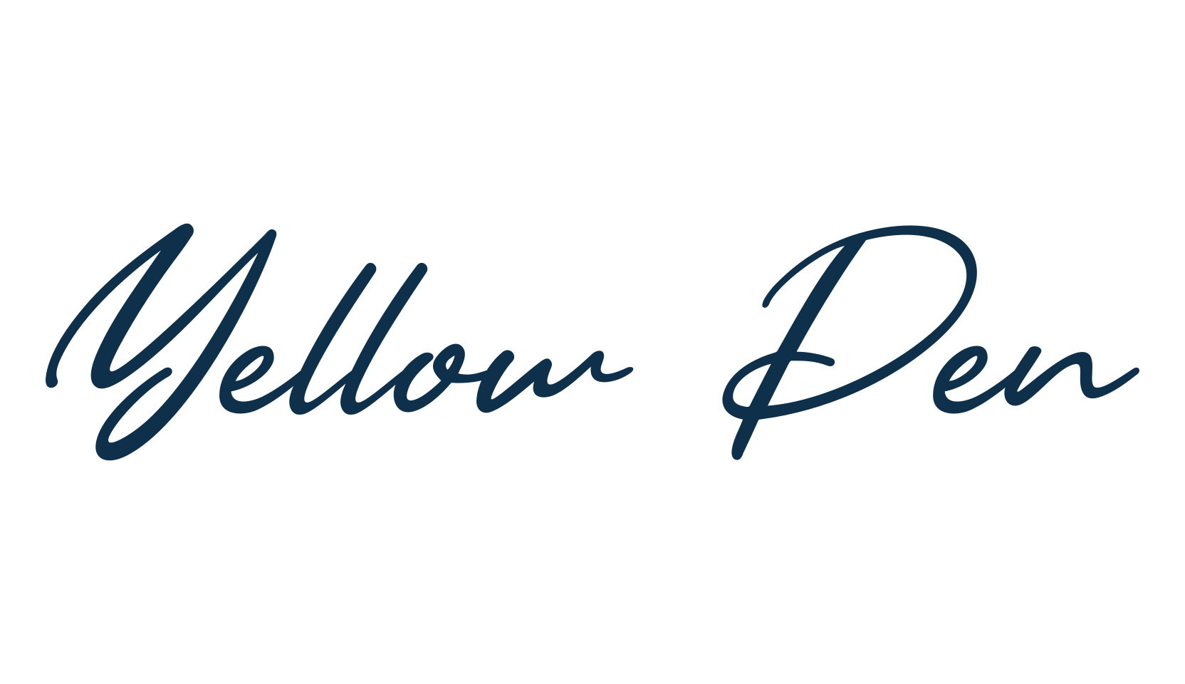 Yellow Pen, handwriting font preview