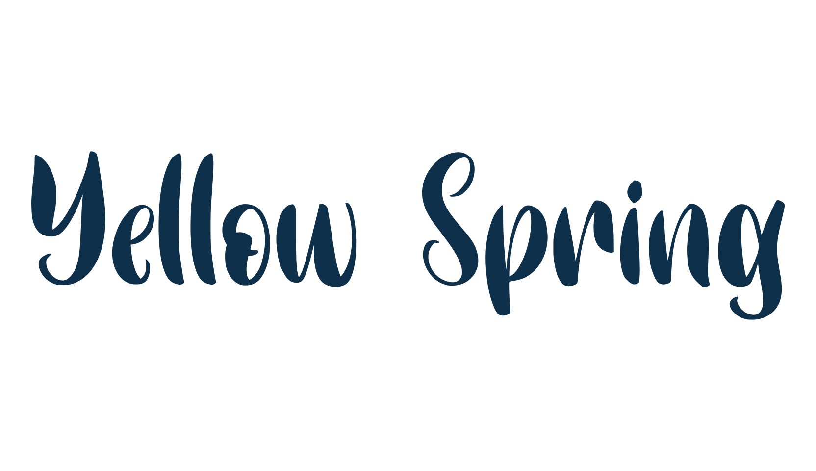 Yellow Spring, fancy various decorative script calligraphy font preview