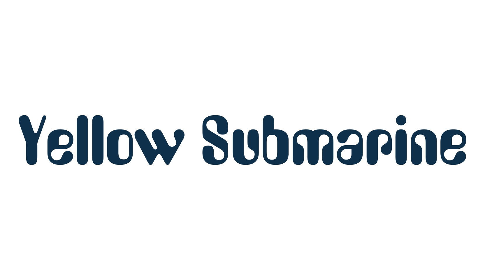 Yellow Submarine, fancy various decorative font preview