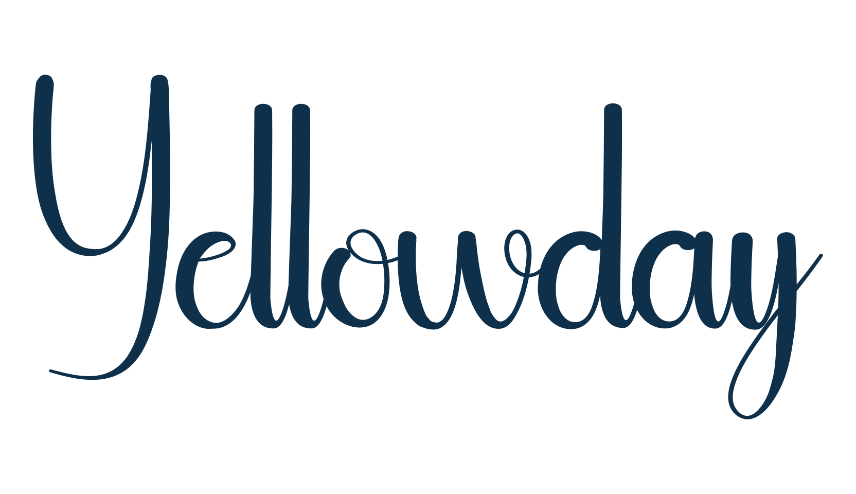 Yellowday, various font preview