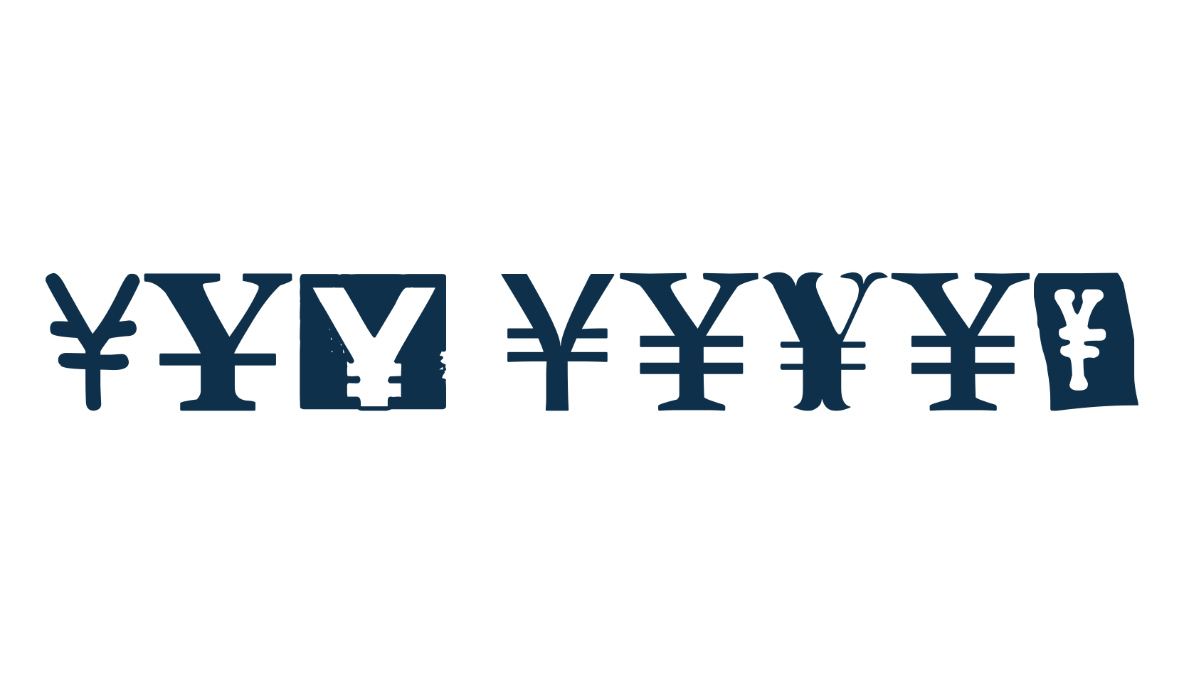 Yen Salad, display market font preview