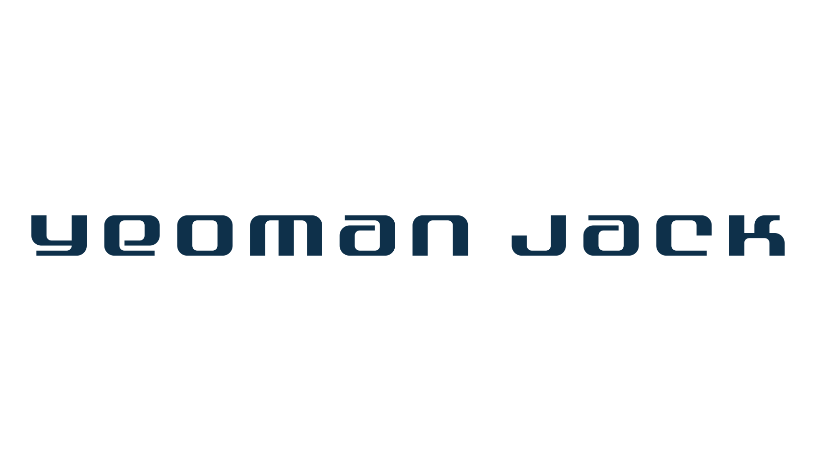 Yeoman Jack, techno sci-fi font preview