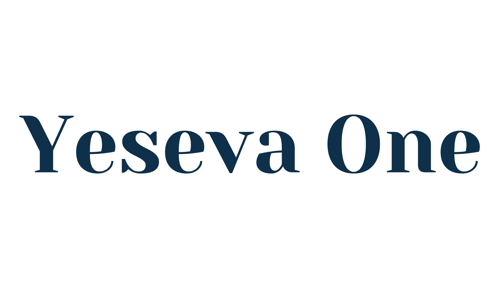 Yeseva One, basic serif font preview