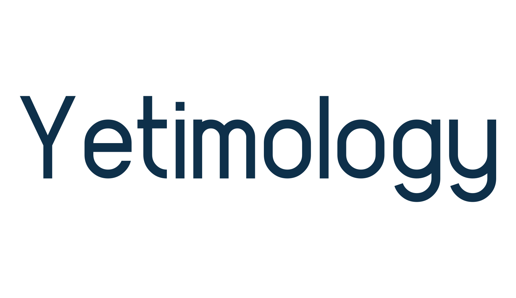 Yetimology, basic sans serif font preview
