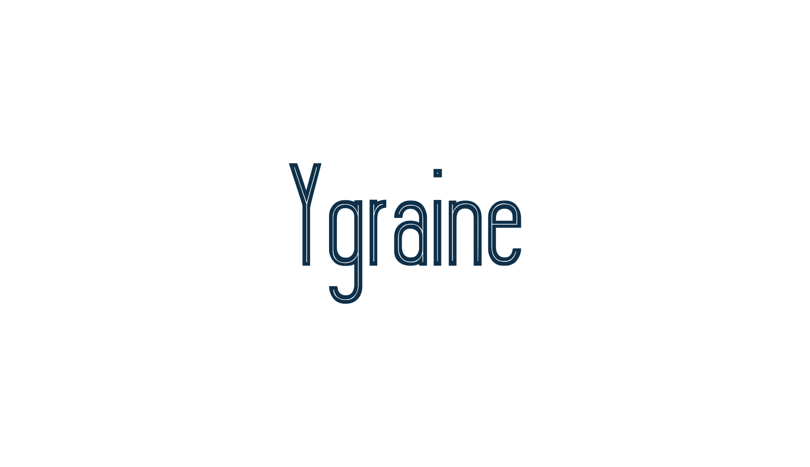 Ygraine, sans serif font preview