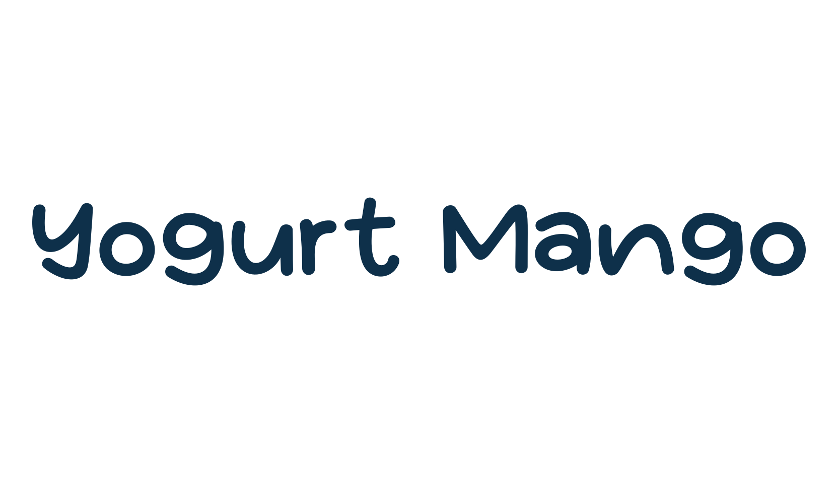 Yogurt Mango, fancy cartoon decorative font preview