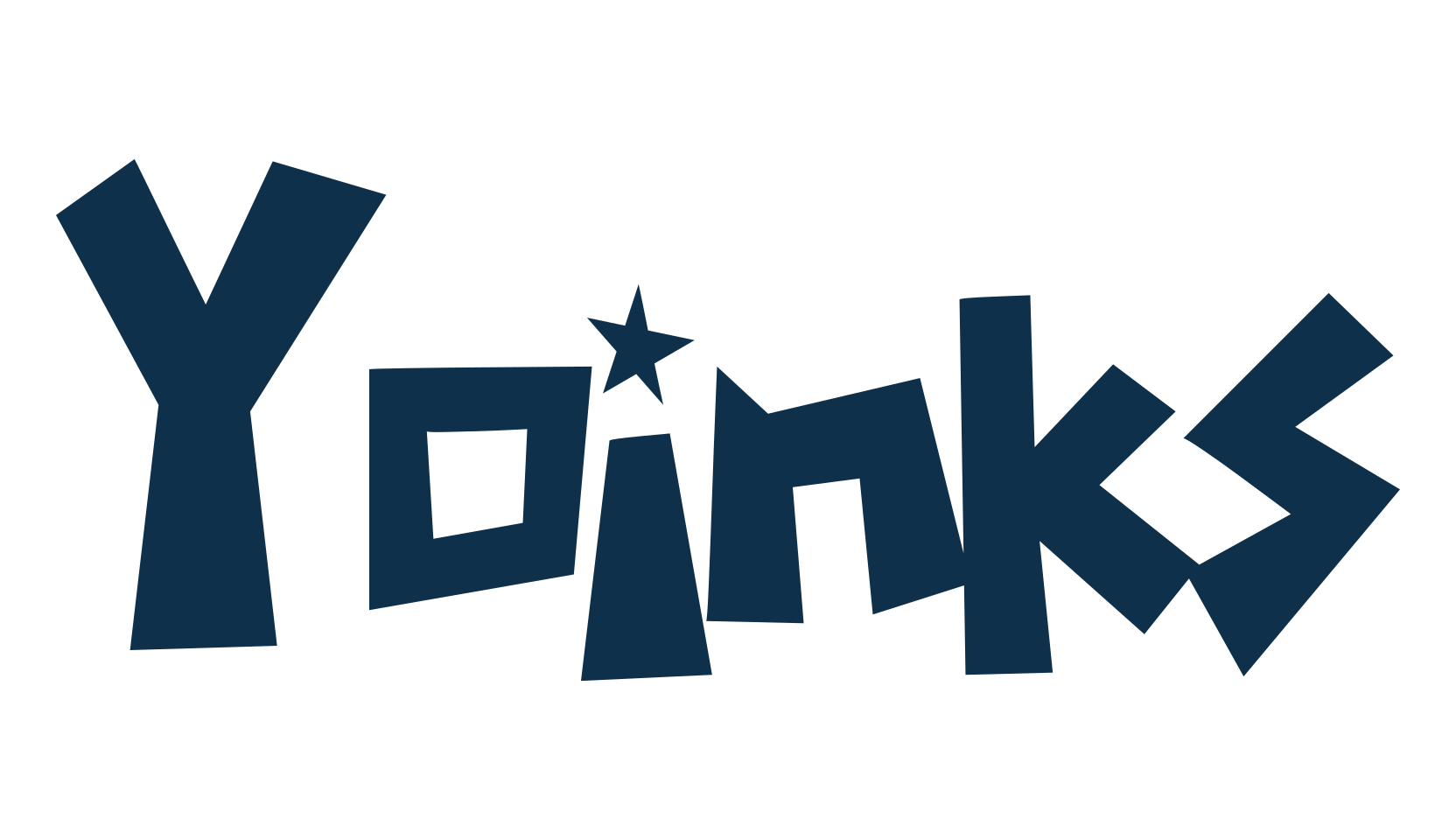 Yoinks, cartoon font preview