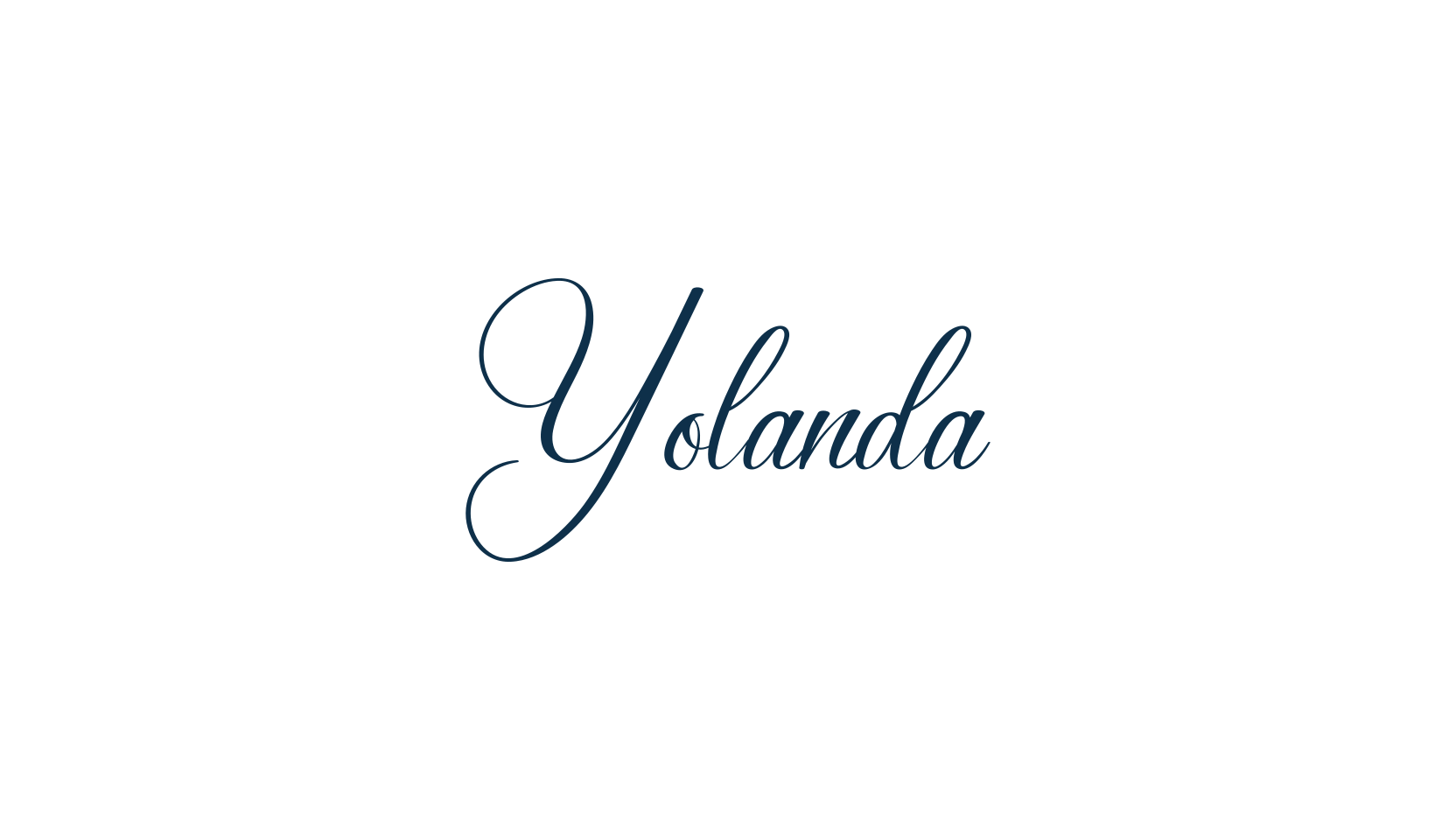 Yolanda (yolanda-4), script calligraphy fancy decorative font preview