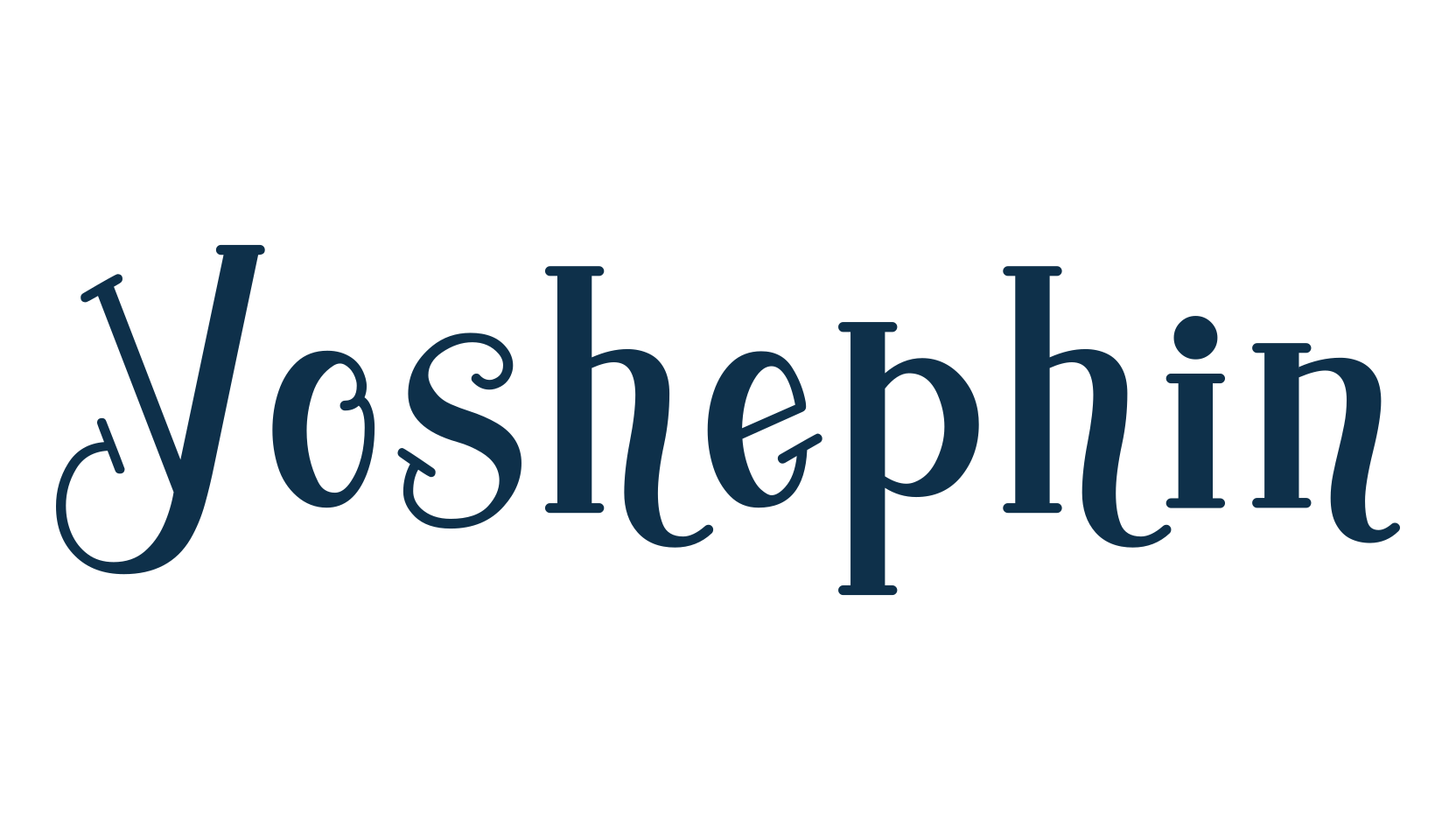 Yoshephin, various font preview