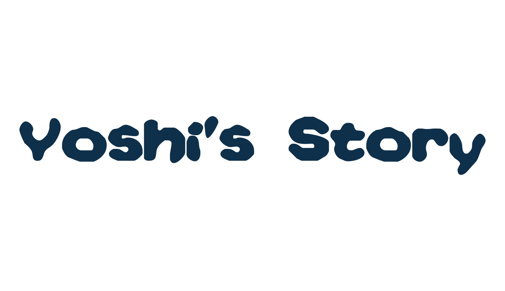 Yoshi's Story, cartoon font preview