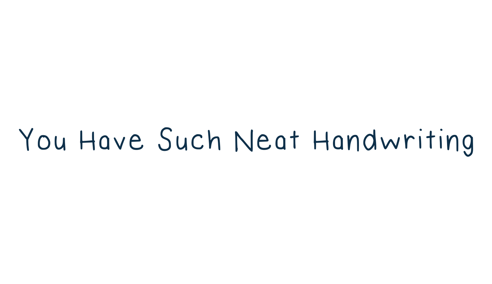 You Have Such Neat Handwriting, script handwritten fancy decorative calligraphy font preview