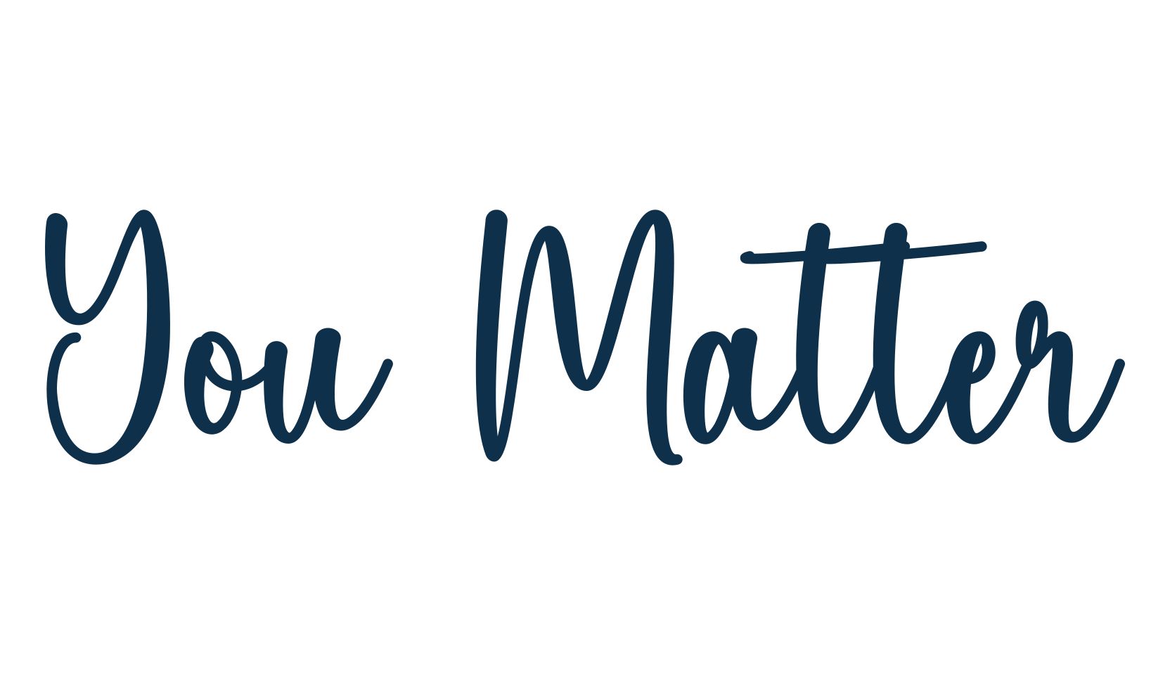 You Matter, script handwritten fancy decorative calligraphy font preview