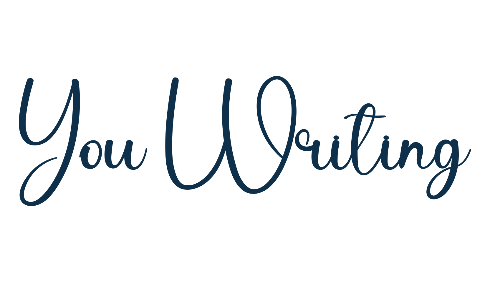 You Writing, handwriting font preview