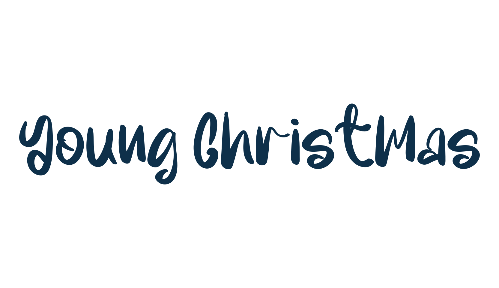 Young Christmas, various font preview