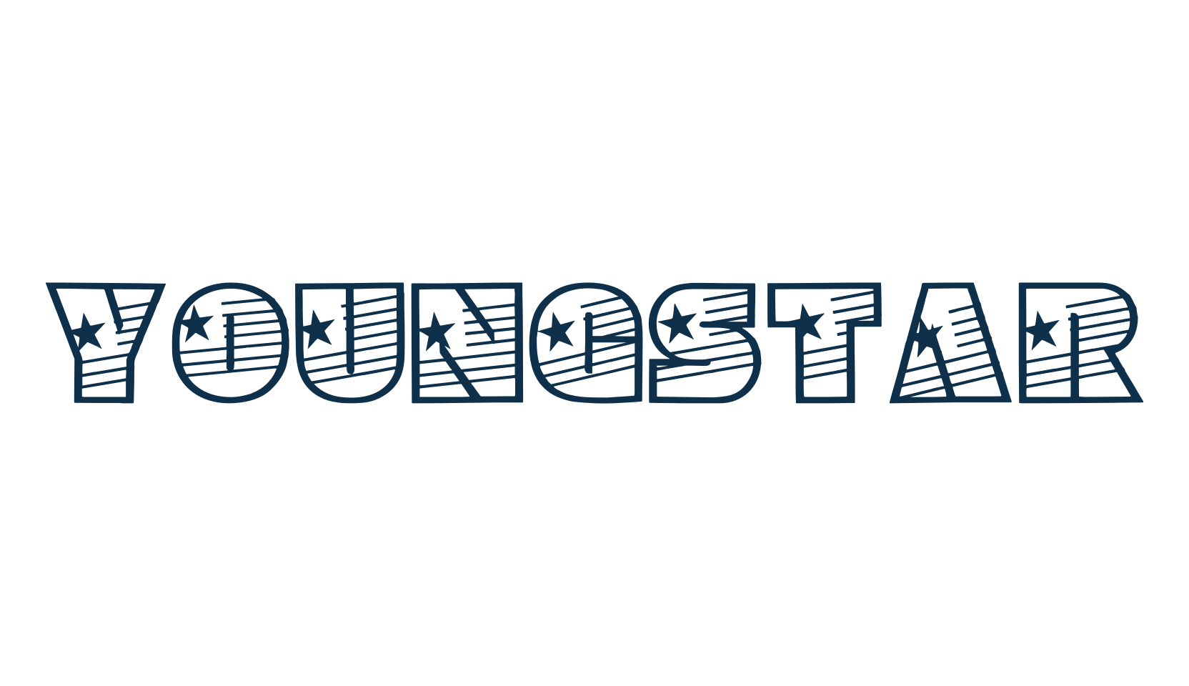 YoungStar, fancy decorative font preview