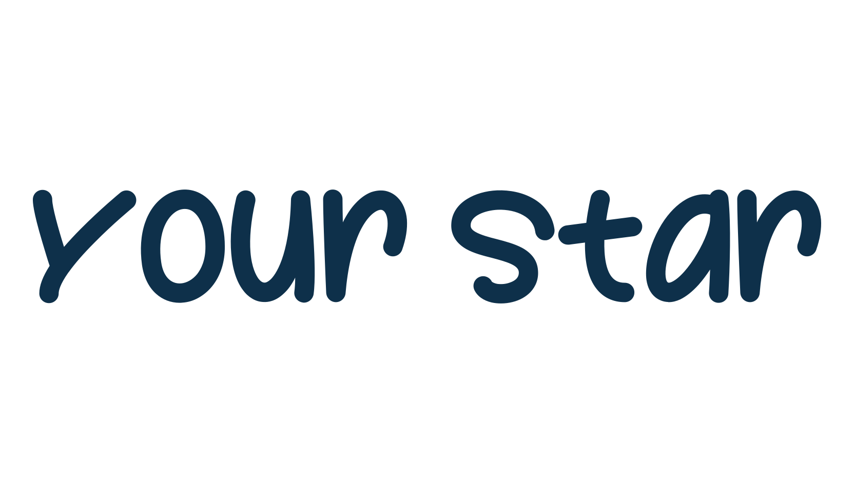 Your Star, script handwritten fancy decorative calligraphy font preview