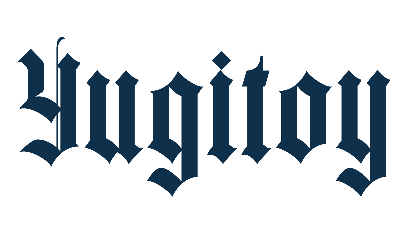 Yugitoy, gothic modern font preview