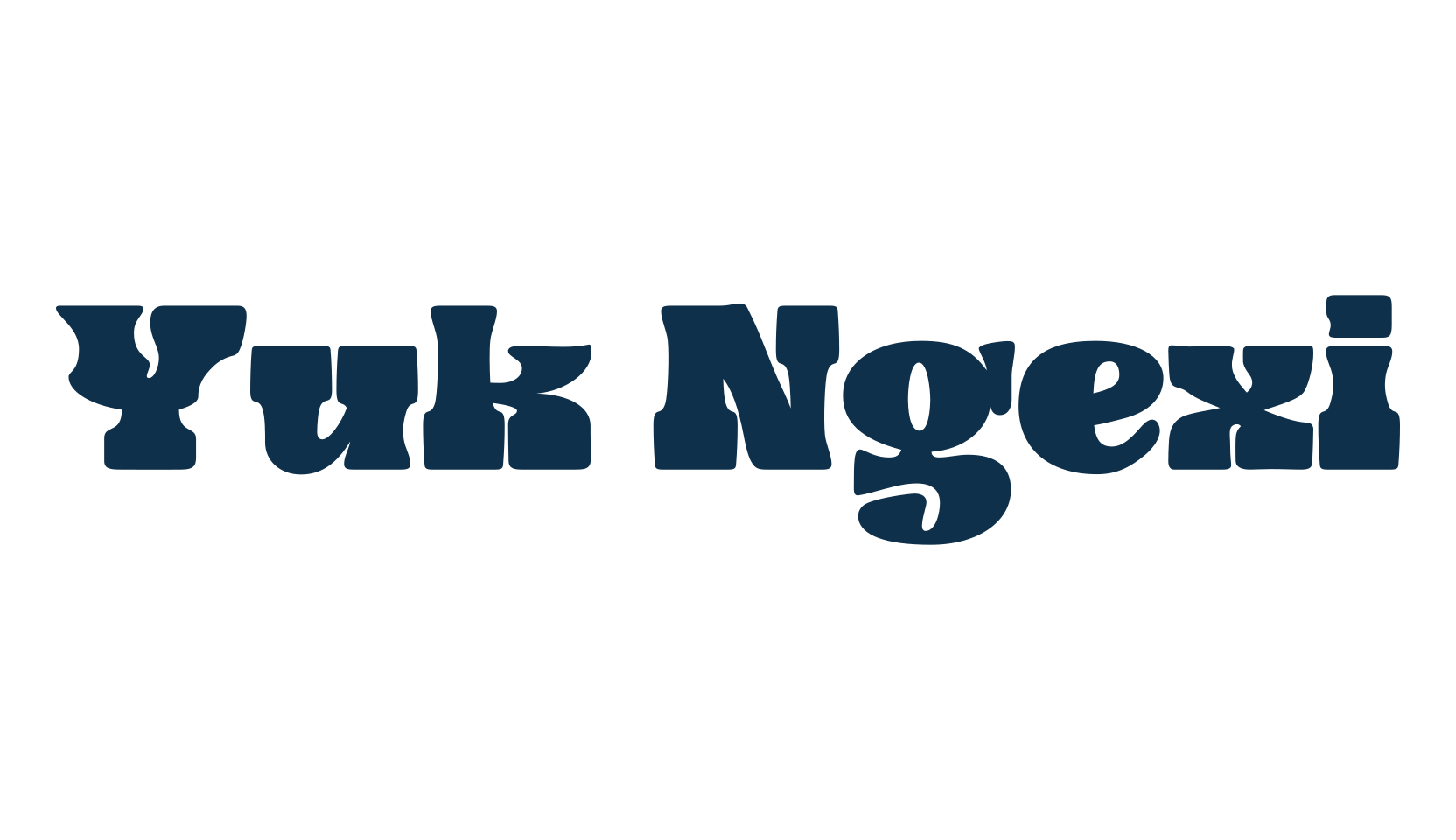 Yuk Ngexi, groovy font preview