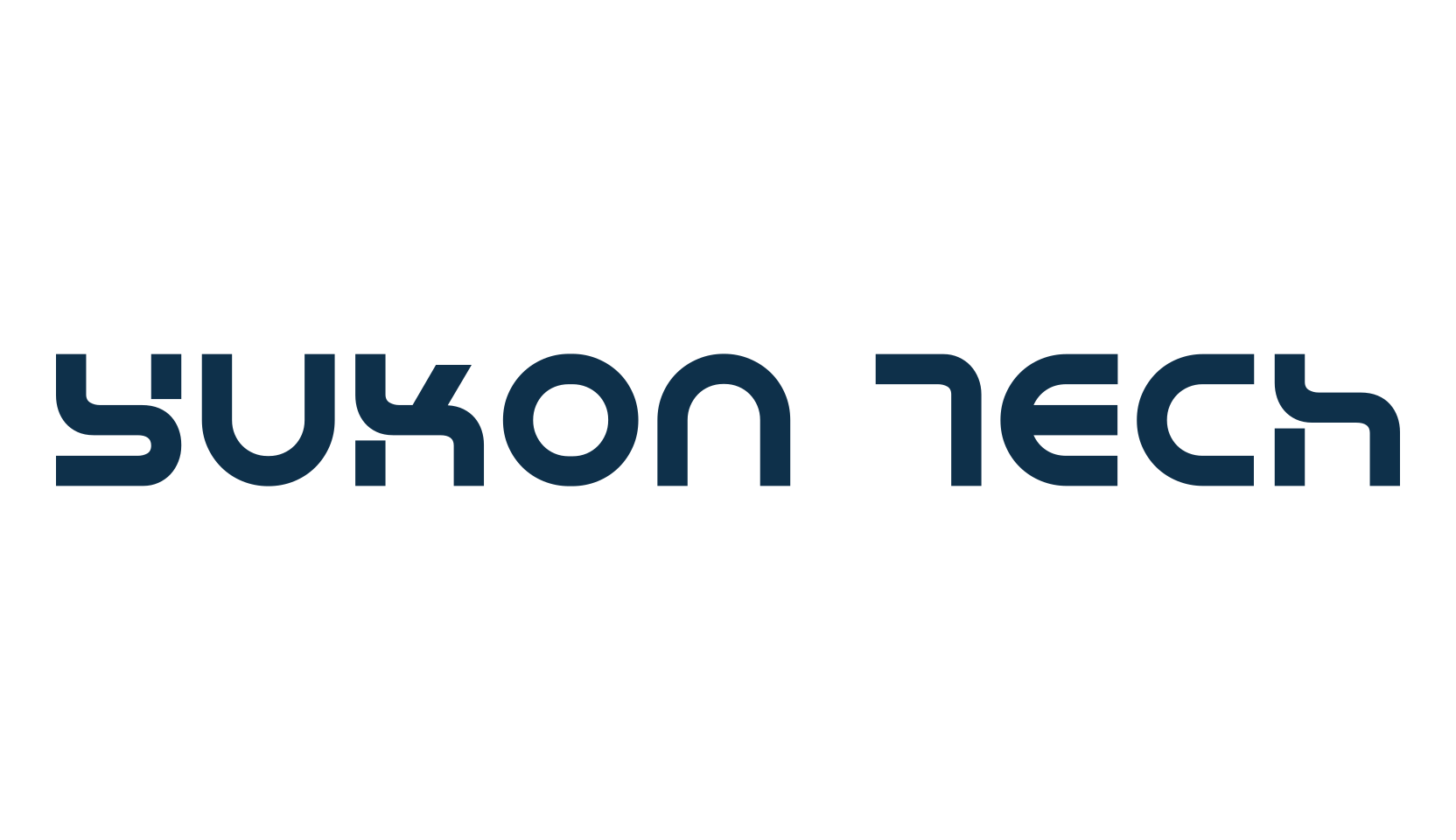 Yukon Tech, techno sci-fi font preview
