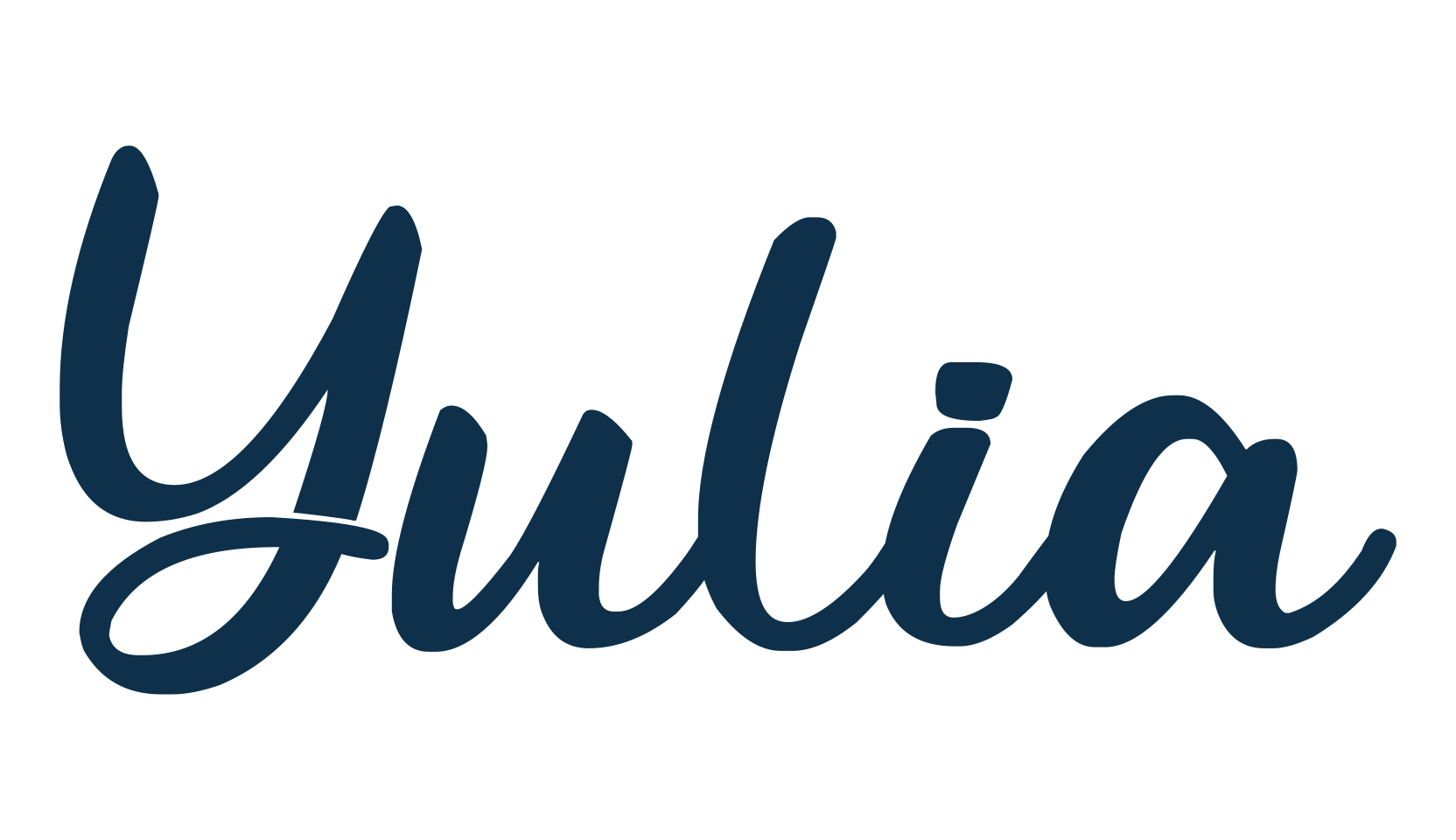 Yulia, fancy various decorative script calligraphy font preview