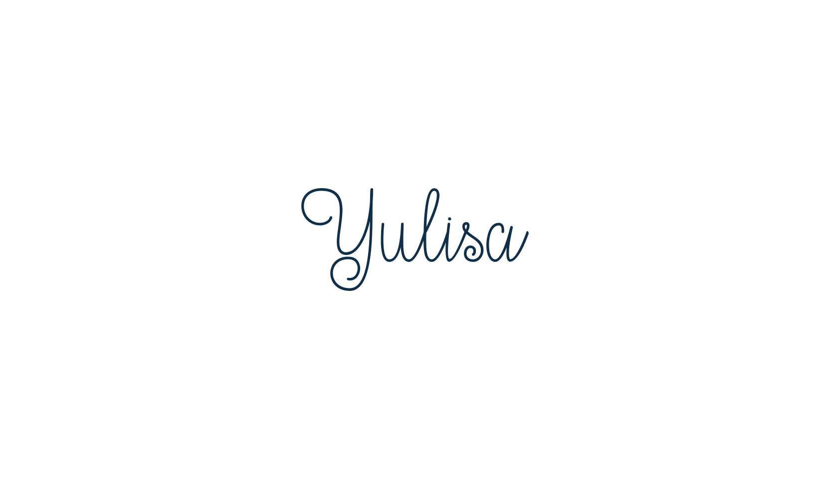 Yulisa, script handwritten fancy decorative calligraphy font preview