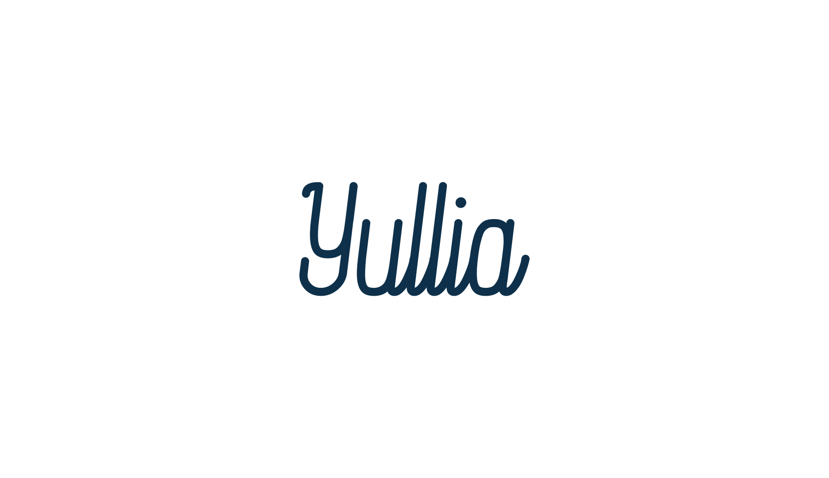 Yullia, fancy decorative font preview