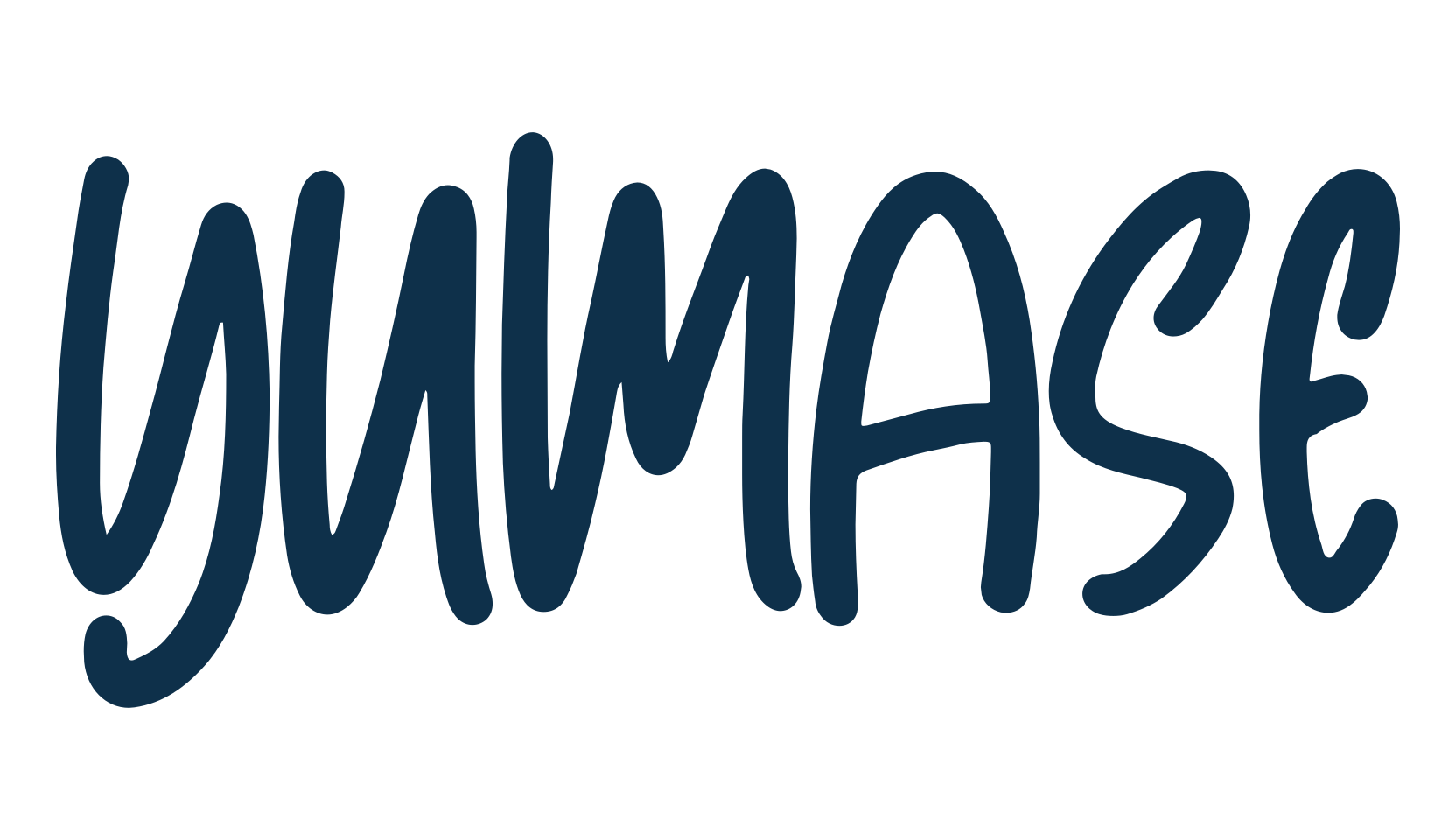 Yumase, script handwritten fancy decorative calligraphy font preview