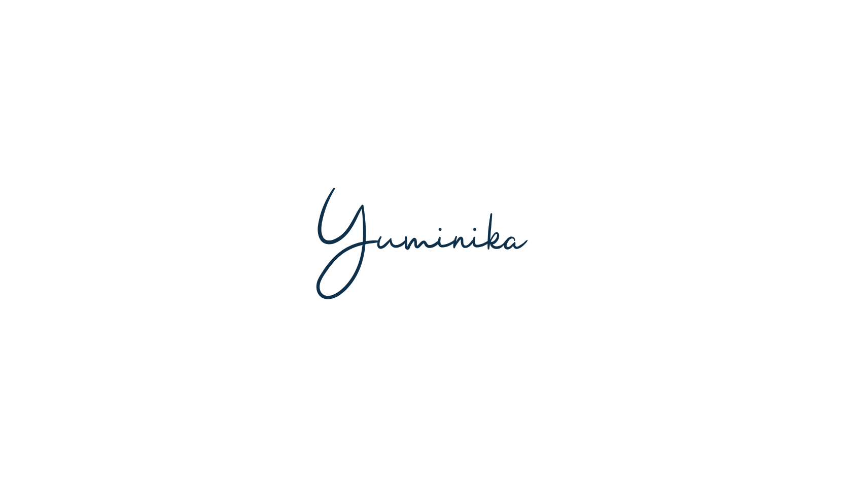 Yuminika, handwriting font preview