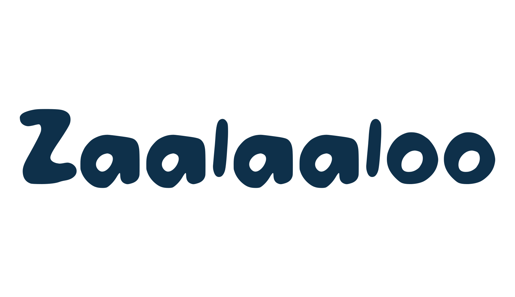 Zaalaaloo, fancy cartoon decorative font preview