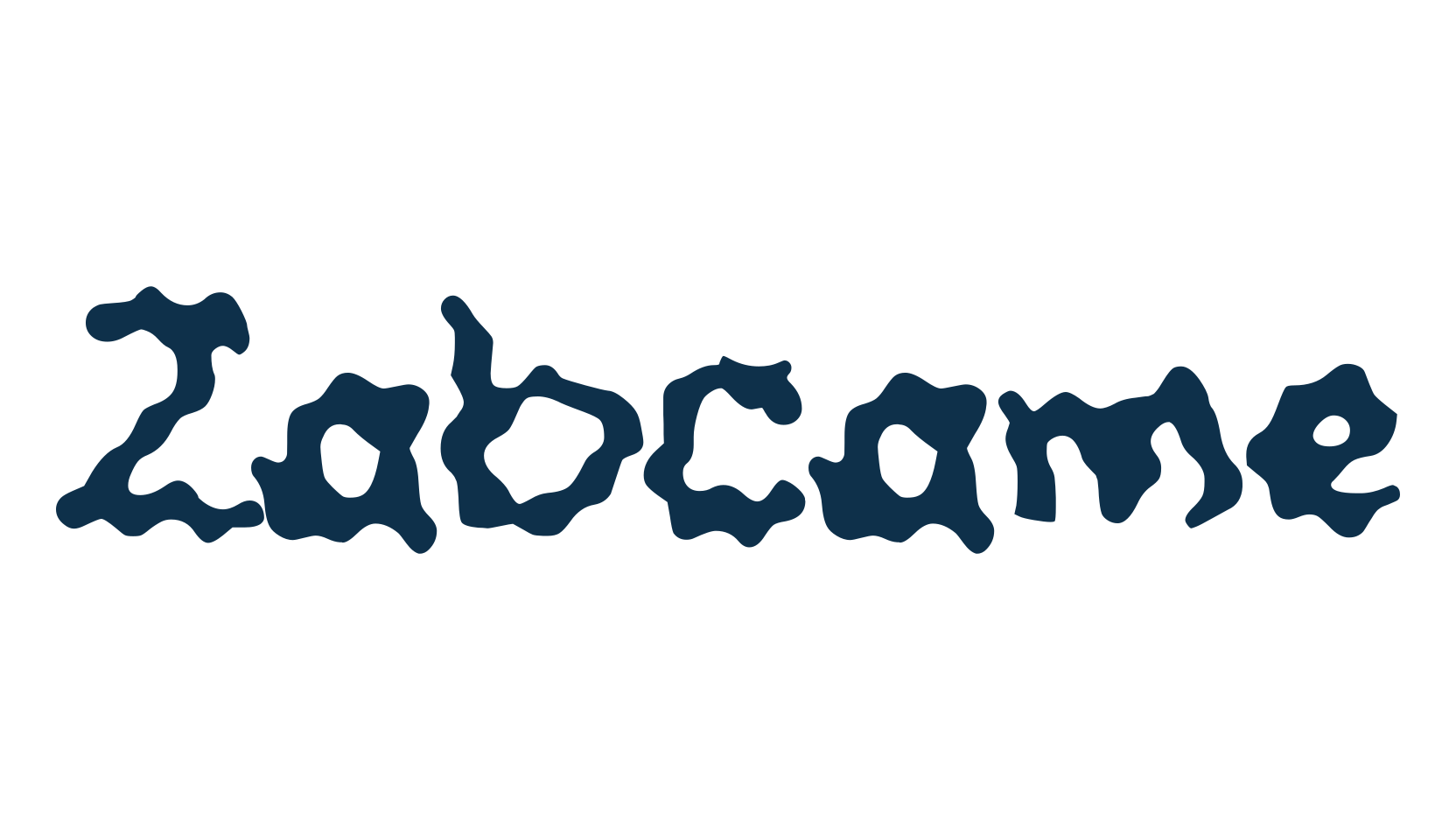 Zabcame, fancy distorted decorative font preview