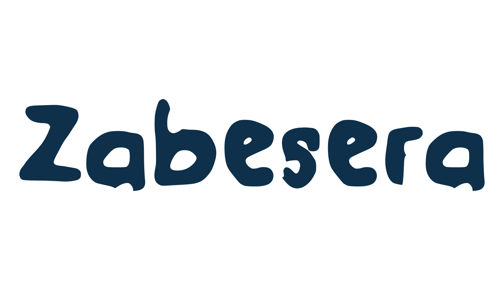 Zabesera, various font preview
