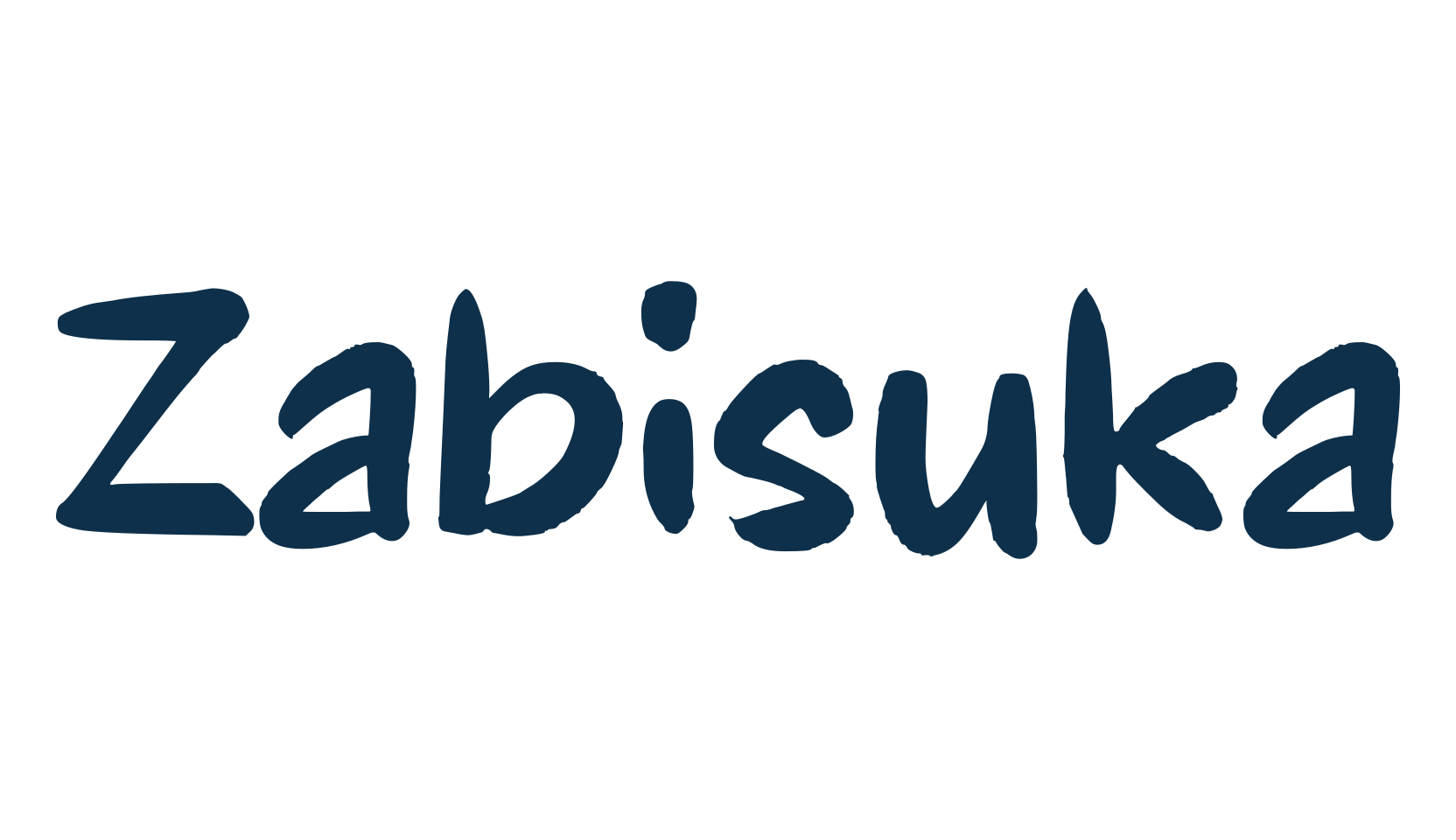 Zabisuka, cartoon font preview